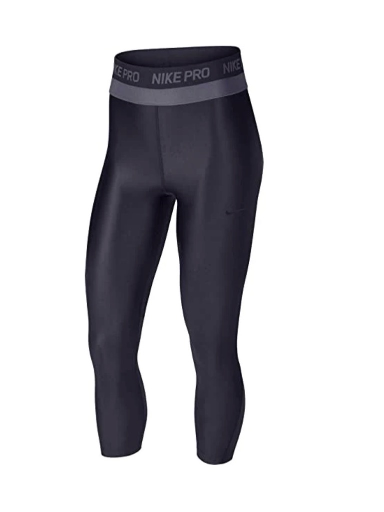Nike Hypercool Spandex Tights Compression Pants Leggings Shiny Black Medium $75